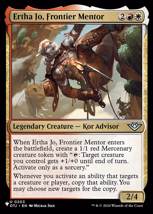 Ertha Jo, Frontier Mentor — The List #OTJ-203