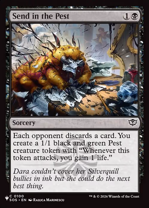 Send in the Pest — The List #SOS-100