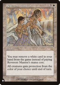 Reverent Mantra — The List