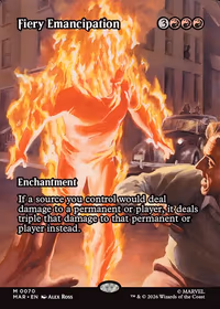 Fiery Emancipation — Marvel Universe #70