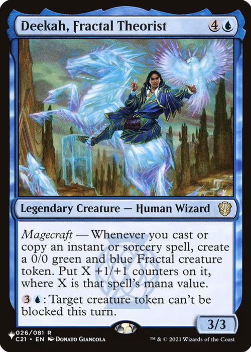 Deekah, Fractal Theorist — The List #C21-26