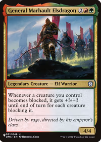 General Marhault Elsdragon — The List