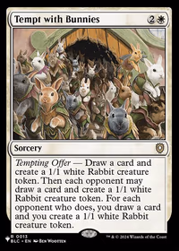 Tempt with Bunnies — The List