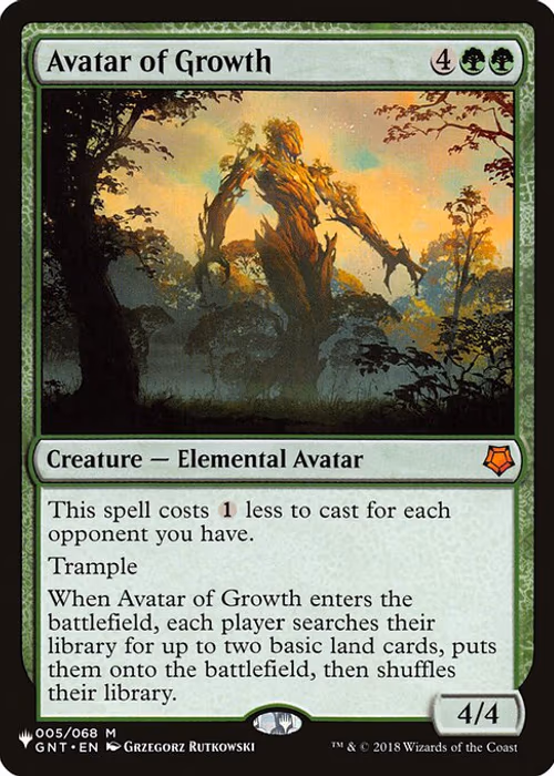 Avatar of Growth — The List #GNT-5