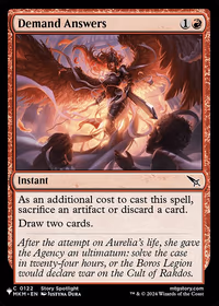Demand Answers — The List