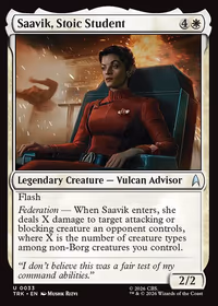 Saavik, Stoic Student