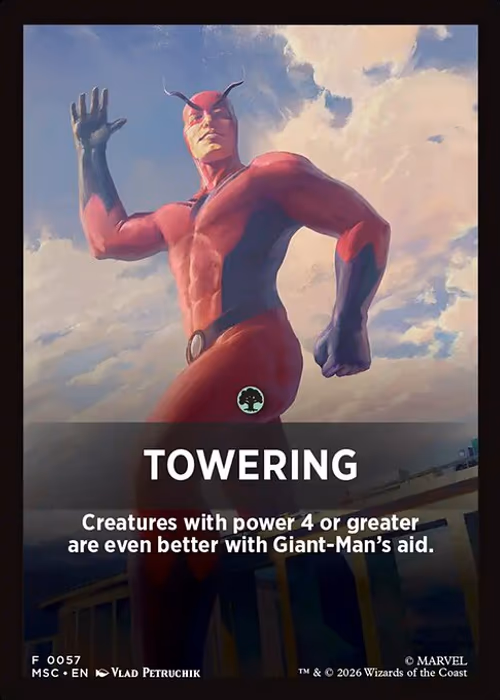 Towering — Marvel Super Heroes Jumpstart Front Cards #57