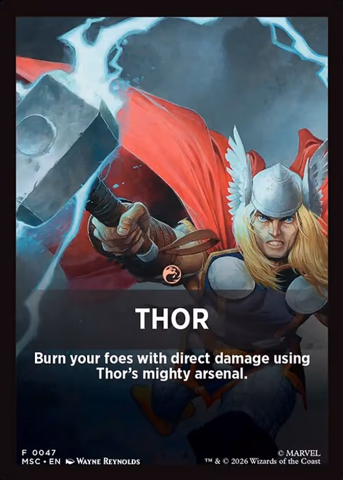 Thor — Marvel Super Heroes Jumpstart Front Cards #47