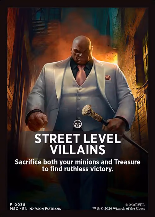 Street Level Villains — Marvel Super Heroes Jumpstart Front Cards #38
