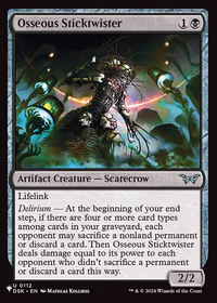 Osseous Sticktwister — The List