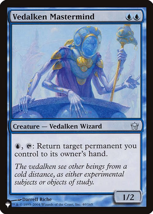 Vedalken Mastermind — The List #5DN-40