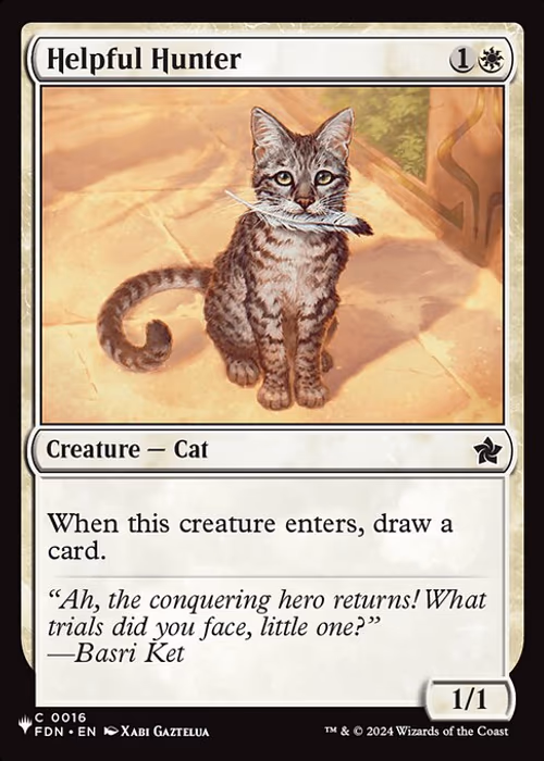 Helpful Hunter — The List #FDN-16