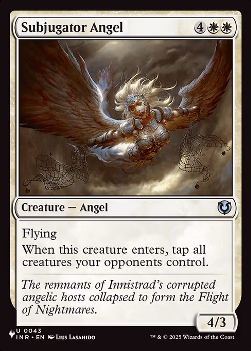 Subjugator Angel — The List #INR-43