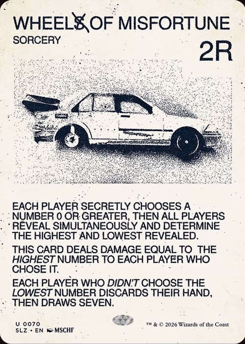 Wheel of Misfortune — The Zeta Set #70