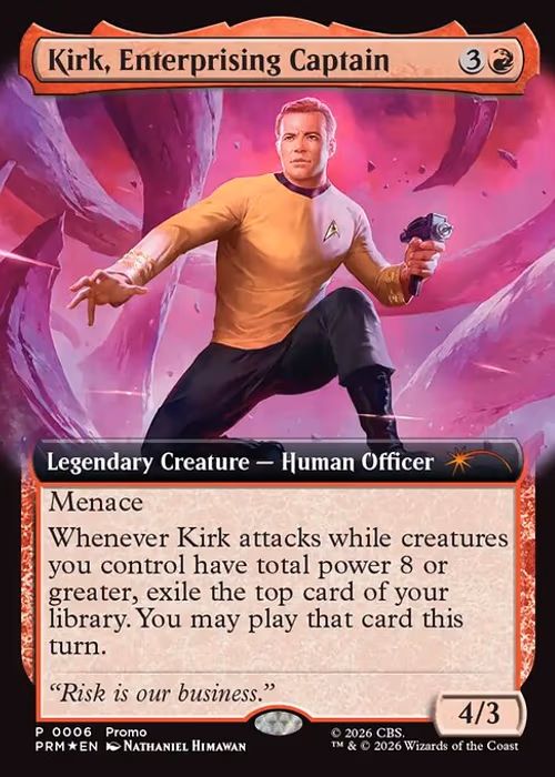 Kirk, Enterprising Captain — URL/Convention Promos #2026-2