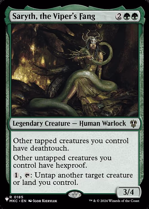 Saryth, the Viper's Fang — The List #MKC-185