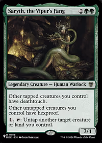 Saryth, the Viper's Fang — The List