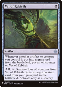 Vat of Rebirth — The List