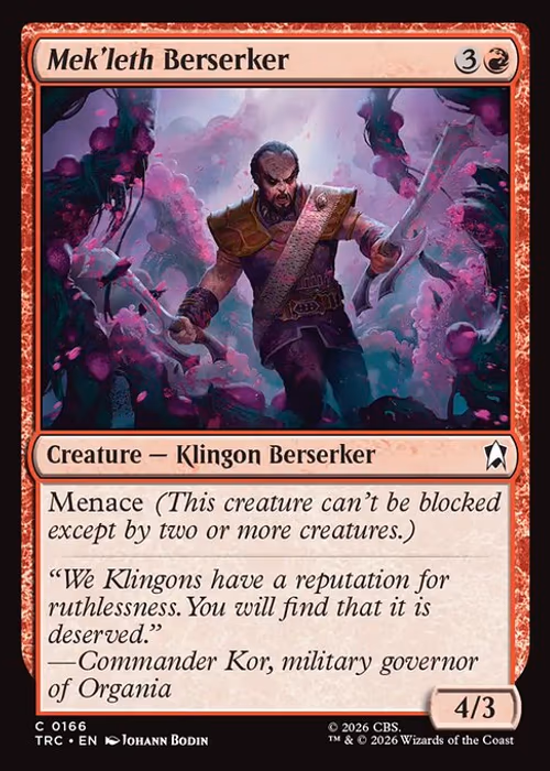 Mek'leth Berserker — Star Trek Commander #166