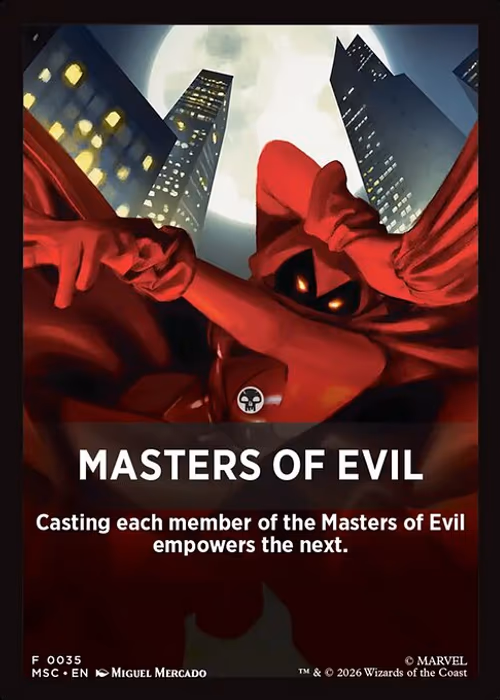 Masters of Evil — Marvel Super Heroes Jumpstart Front Cards #35