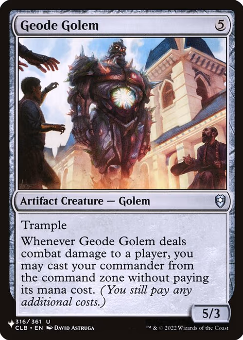 Geode Golem — The List #CLB-316