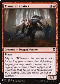 Tiamat's Fanatics — The List