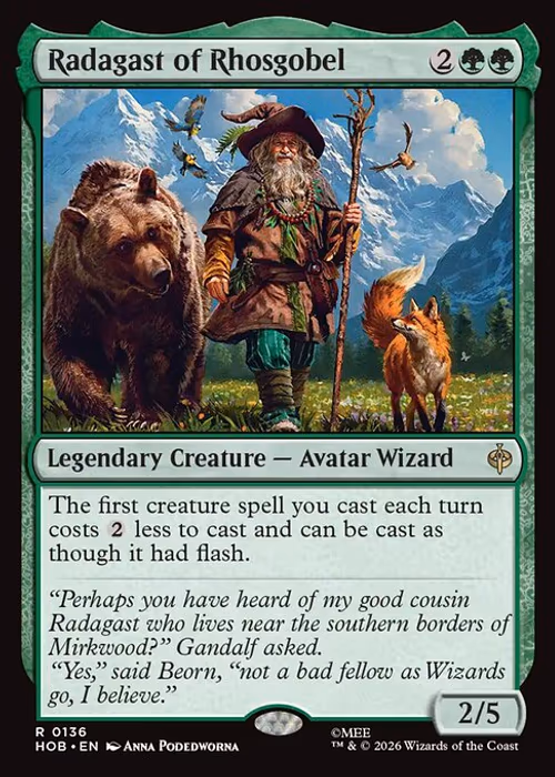 Radagast of Rhosgobel — The Hobbit #136