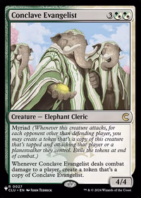 Conclave Evangelist — The List