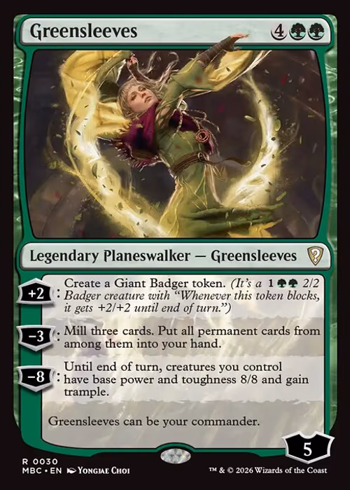 Greensleeves — Mystery Booster Commander Edition #30