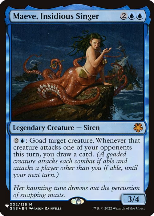 Maeve, Insidious Singer — The List #GN3-2