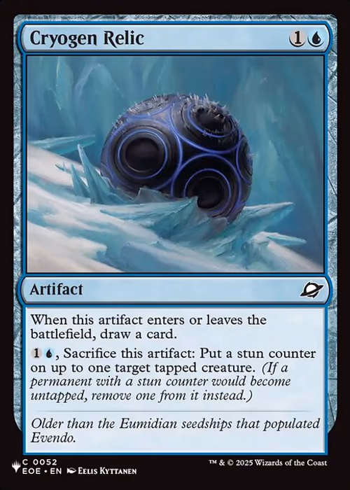 Cryogen Relic — The List #EOE-52