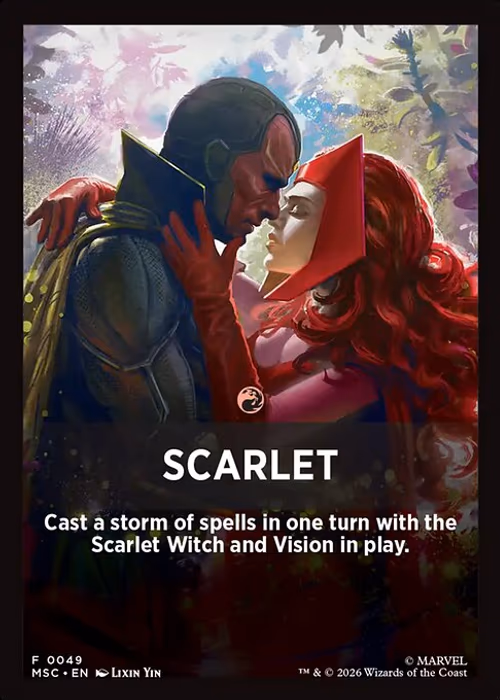 Scarlet — Marvel Super Heroes Jumpstart Front Cards #49