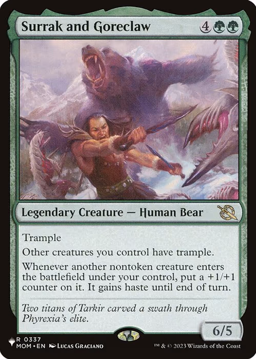 Surrak and Goreclaw — The List #MOM-337