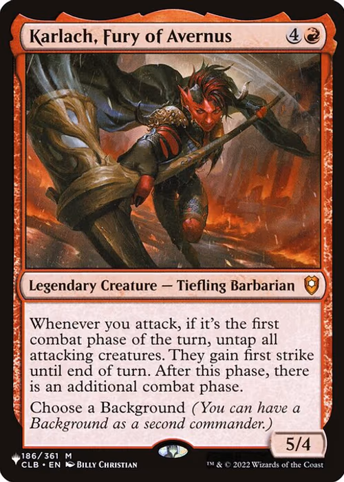 Karlach, Fury of Avernus — The List #CLB-186