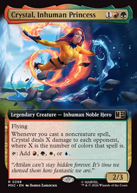 Crystal, Inhuman Princess — Marvel Super Heroes Commander #398