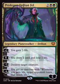 Professor Dellian Fel — Secrets of Strixhaven Promos #214p