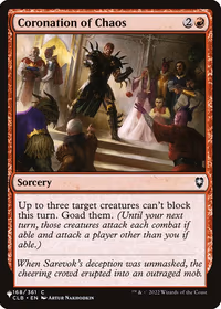 Coronation of Chaos — The List
