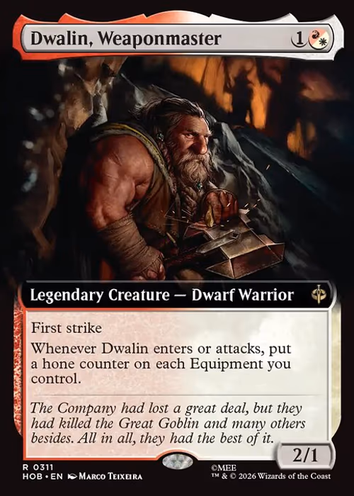 Dwalin, Weaponmaster — The Hobbit #311