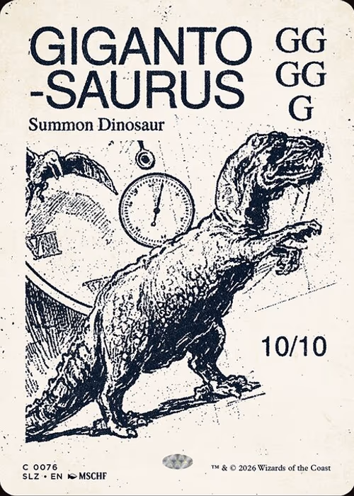 Gigantosaurus — The Zeta Set #76