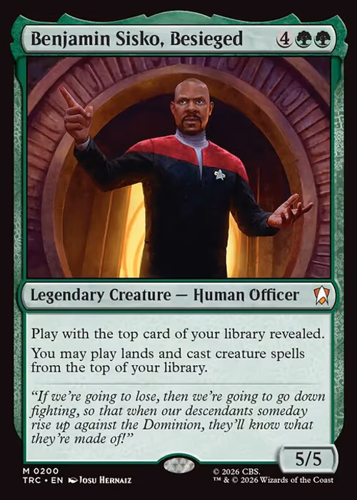 Benjamin Sisko, Besieged — Star Trek Commander #200