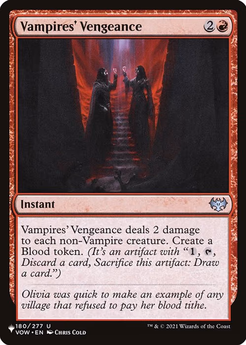 Vampires' Vengeance — The List #VOW-180