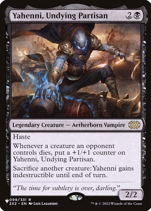 Yahenni, Undying Partisan — The List #2X2-99