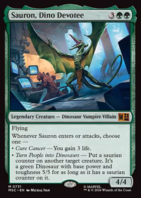 Sauron, Dino Devotee — Marvel Super Heroes Commander #731