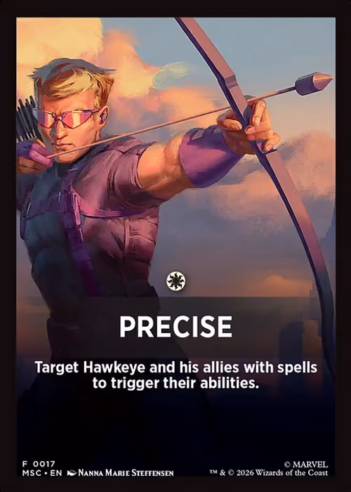 Precise — Marvel Super Heroes Jumpstart Front Cards #17