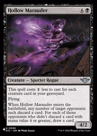 Hollow Marauder — The List