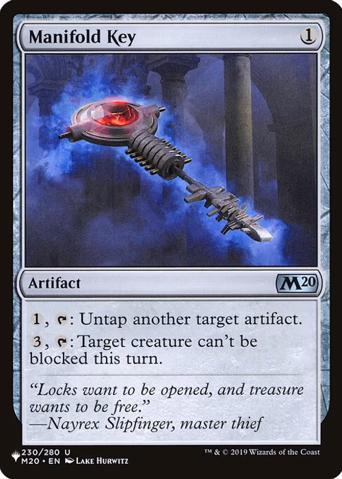 Manifold Key — The List #M20-230