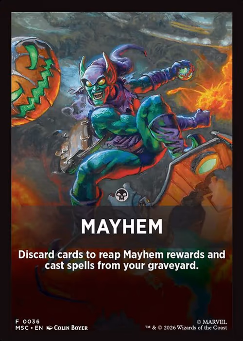 Mayhem — Marvel Super Heroes Jumpstart Front Cards #36