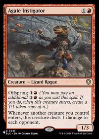 Agate Instigator — The List