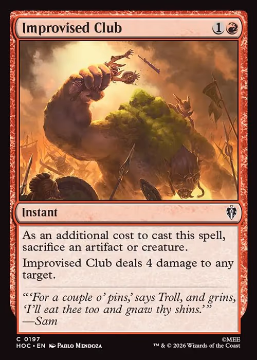 Improvised Club — The Hobbit Eternal #197