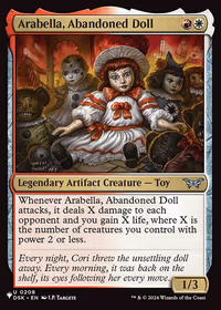 Arabella, Abandoned Doll — The List